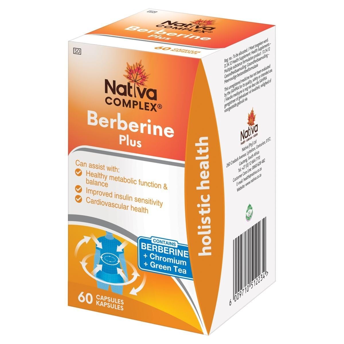 Nativa Complex Berberine Plus Capsules - 60's : Amazon.co.za